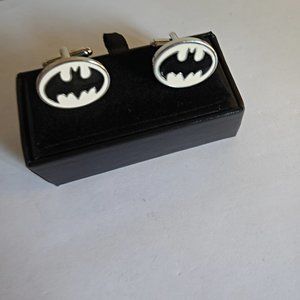 Batman Cuff Links NWOT Silver Metal AlloyBatman  Cufflinks